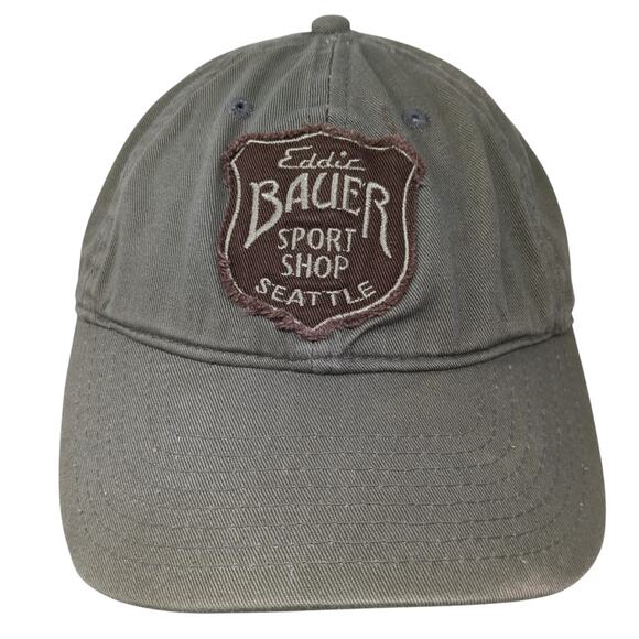 Eddie Bauer Sport Shop Seattle Baseball Cap Green OS Adjustable Embroidered - Picture 1 of 9